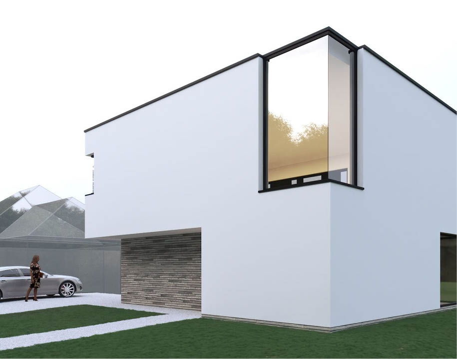 Addo architects 3d visualisatie ontwerp huis